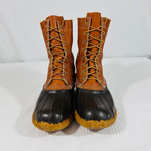 Bean Mens 9 Maine Hunting Boots 10" Leather Upper L.L. Bean - Picture 5 of 12